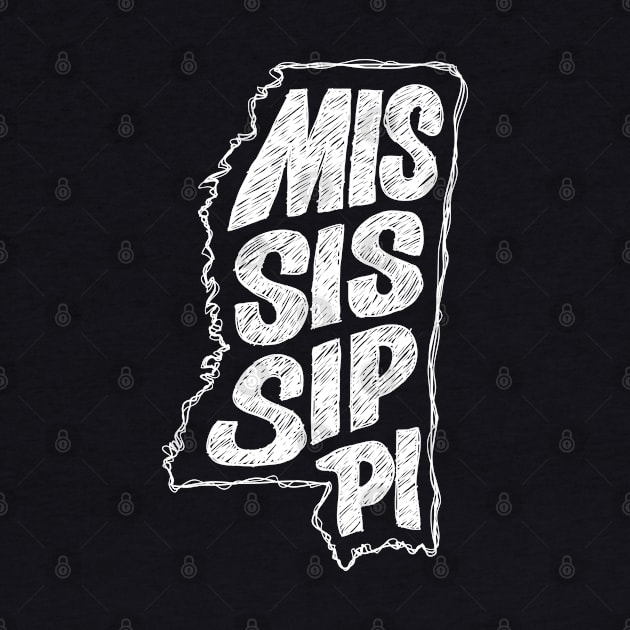 Mississippi (White Graphic) by thefunkysoul